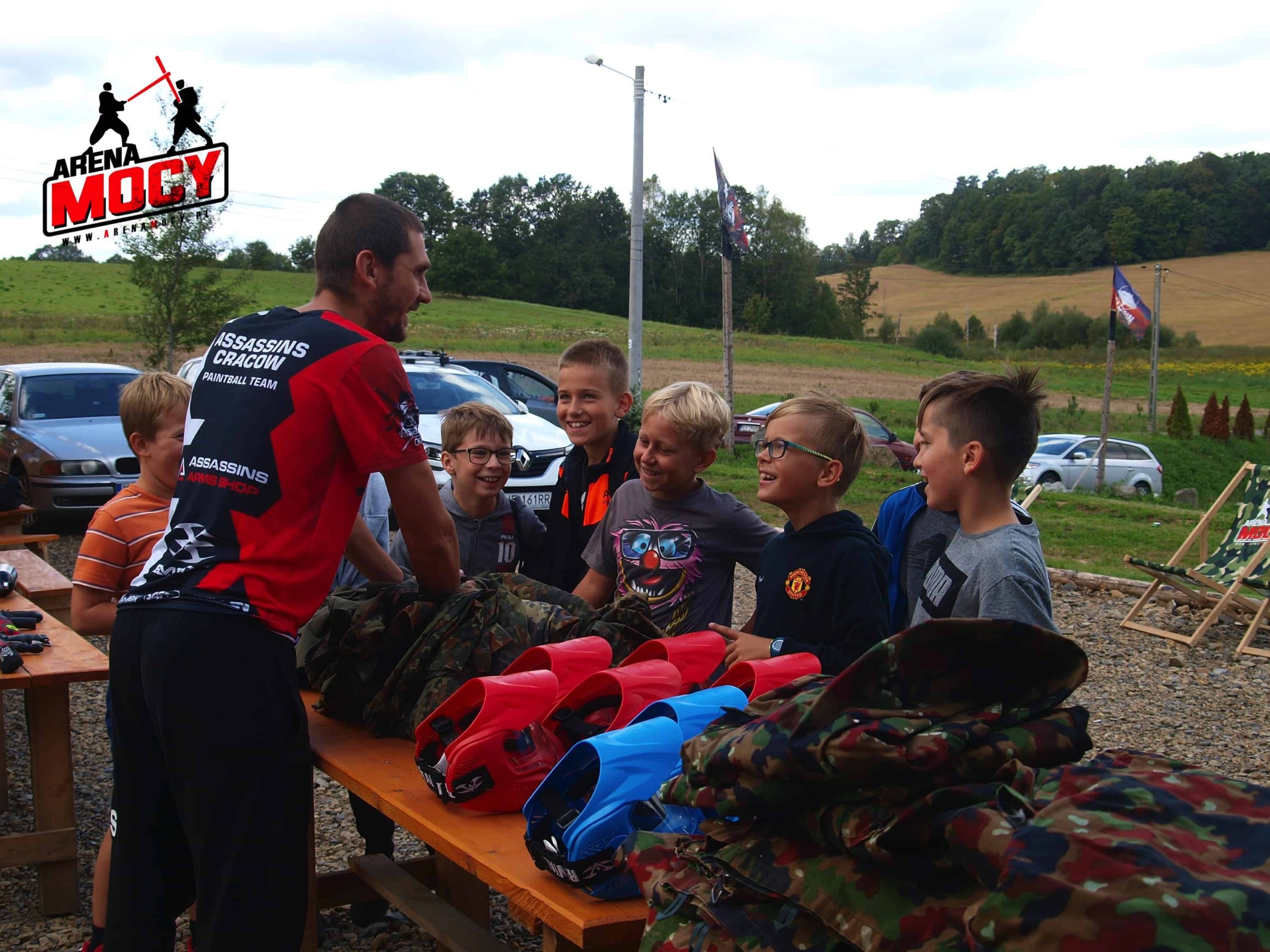 Paintball dla dzieci w Arenie Mocy - bezpieczna zabawa